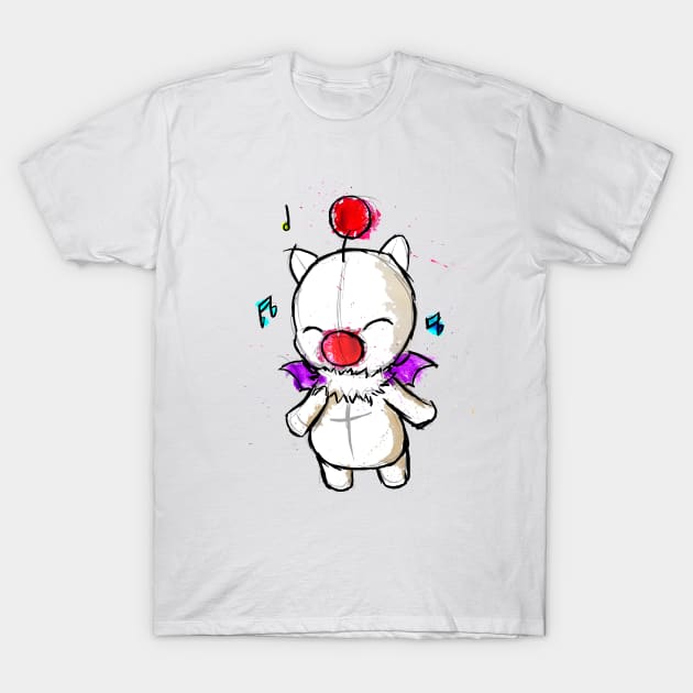 Water Colour Moogle T-Shirt by HannahPalmerArt